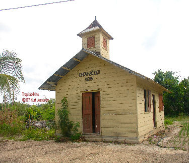 Church in the Amazon rainforest