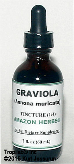 Annona muricata (Graviola or Soursop) tincture